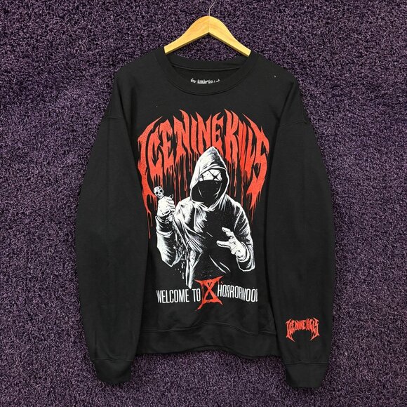 Ice Nine Kills Other - Ice Nine Kills Welcome to Horrorwood Crewneck Sweater Size Extra Large
